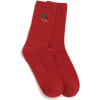 Cherry Embroidery romwe socks - Underwear - 