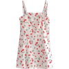 Cherry Print Bow Tie Strap Split Dress - Dresses - $25.99 