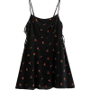 Cherry Print Side Banded Strap Sling Dre - Dresses - $25.99  ~ £19.75