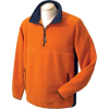 Chestnut Hill Men's Polartec Colorblock Quarter Zip Pullover. CH970 Oj/True Navy - プルオーバー - $34.99  ~ ¥3,938