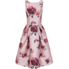 Chi Chi London Pink Floral Print Skater - Kleider - 