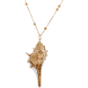 ChicDecorHK gilded shell necklace - 项链 - 