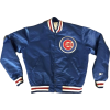 Chicago CUBS 90s mlb baseball blue satin - Jacket - coats - $133.23  ~ £101.26