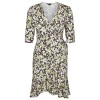 Chicwe Women's Plus Size Stretch Floral Printed Flirty Flounce Wrap Dress - Casual and Party Dress - 连衣裙 - $64.00  ~ ¥428.82