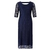 Chicwe Women's Plus Size Stretch Lace Maxi Dress - Evening Wedding Cocktail Party Dress - Dresses - $74.00 