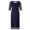 Chicwe Women's Plus Size Stretch Lace Maxi Dress - Evening Wedding Cocktail Party Dress - Kleider - $74.00  ~ 63.56€