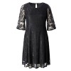 Chicwe Women's Plus Size Stretch Quality Lace Skater Dress - Work and Casual Dress - Obleke - $63.00  ~ 54.11€