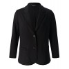 Chicwe Women's Plus Size Stretch Solid Classic Suit Jacket - Casual and Work Blazer - Srajce - kratke - $74.00  ~ 63.56€