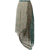 Chloé Asymmetric floral print skirt - Spudnice - 