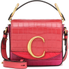 Chloé C Mini leather shoulder bag - Почтовая cумки - 