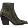 Chloé Rylee snake-effect leather ankle - Čizme - 