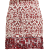 Chloé Tasselled tapestry cotton-blend mi - スカート - 