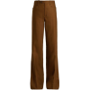 Chloé Tuxedo high-rise wool-blend - Capri hlače - 