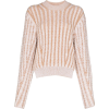 Chloé two-tone cable-knit jumper - Pullover - 