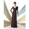 Chocolate brown gown (Sofie House) - sukienki - 