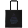 Chopin Raindrop Prelude Canvas Tote - Travel bags - $25.00  ~ £19.00
