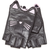 Choupette Leather Cat Gloves - Gloves - 