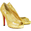 Chr. Louboutin - Mirrored Platform Pumps - Туфли на платформе - $178.00  ~ 152.88€