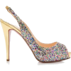 Christian Louboutin glitter heels - Sandały - 