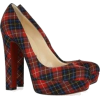 Christian Louboutin heels in tartan - Klasyczne buty - 