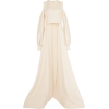 Christian Siriano Cold-Shoulder Cape Blo - Dresses - 
