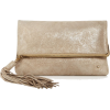 Christie Leather Foldover Clutch - Clutch bags - $375.00 
