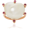 Christina Alexiou Heart Shaped Pearl Rin - Aneis - 