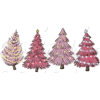 Christmas Trees - Ilustracije - 