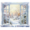 Christmas Windows - Ilustracije - 