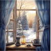 Christmas Windows - Иллюстрации - 