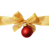 Christmas ribbon w/ornament - Items - 