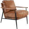 Christopher Leather Club Chair - インテリア - 