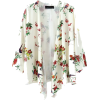 Cichic Floral Chiffon Cardigan - 开衫 - $42.44  ~ ¥284.36