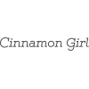 Cinnamon Girl - イラスト用文字 - 