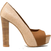 Cipele Beige Platforms - 厚底鞋 - 