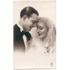 Circa 1930s wedding postcard - Objectos - 