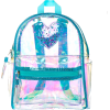 Claire's Transparent Blue Backpack - バックパック - 