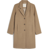 Classic Wool Coat (Light Brown) - Kurtka - 