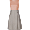 Classy cuts two colour dress - Obleke - 