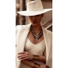 Classy white hat - Sombreros - 