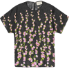 Climbing Roses printed silk top - Рубашки - короткие - $1,100.00  ~ 944.77€