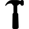 Clipart Image black hammer - Ilustracje - 