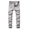Cloudstyle Mens Casual Stretch Washed Jeans Modern Comfy Straight Fit Cotton Denim Pants - Hlače - duge - $27.99  ~ 24.04€