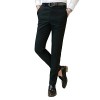 Cloudstyle Men's Pants Relaxed Flat Front Straight-Fit Suit Dress Pant - パンツ - $18.99  ~ ¥2,137