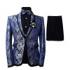 Cloudstyle Men's Tuxedo Casual Dress Suit Slim Fit Jacket & Trouser - Suits - $72.99 