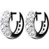 Clustered Diamond Earrings - Orecchine - 