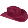 Clyde burgundy wine cowboy hat - ハット - 
