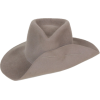 Clyde taupe pinch brim cowboy hat - Шляпы - 