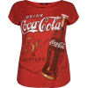 Coca Cola New Look T shirt - Camisola - curta - 
