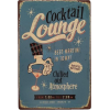 Cocktail lounge retro tin sign - Predmeti - 